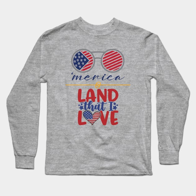 Land That I Love Long Sleeve T-Shirt by stadia-60-west